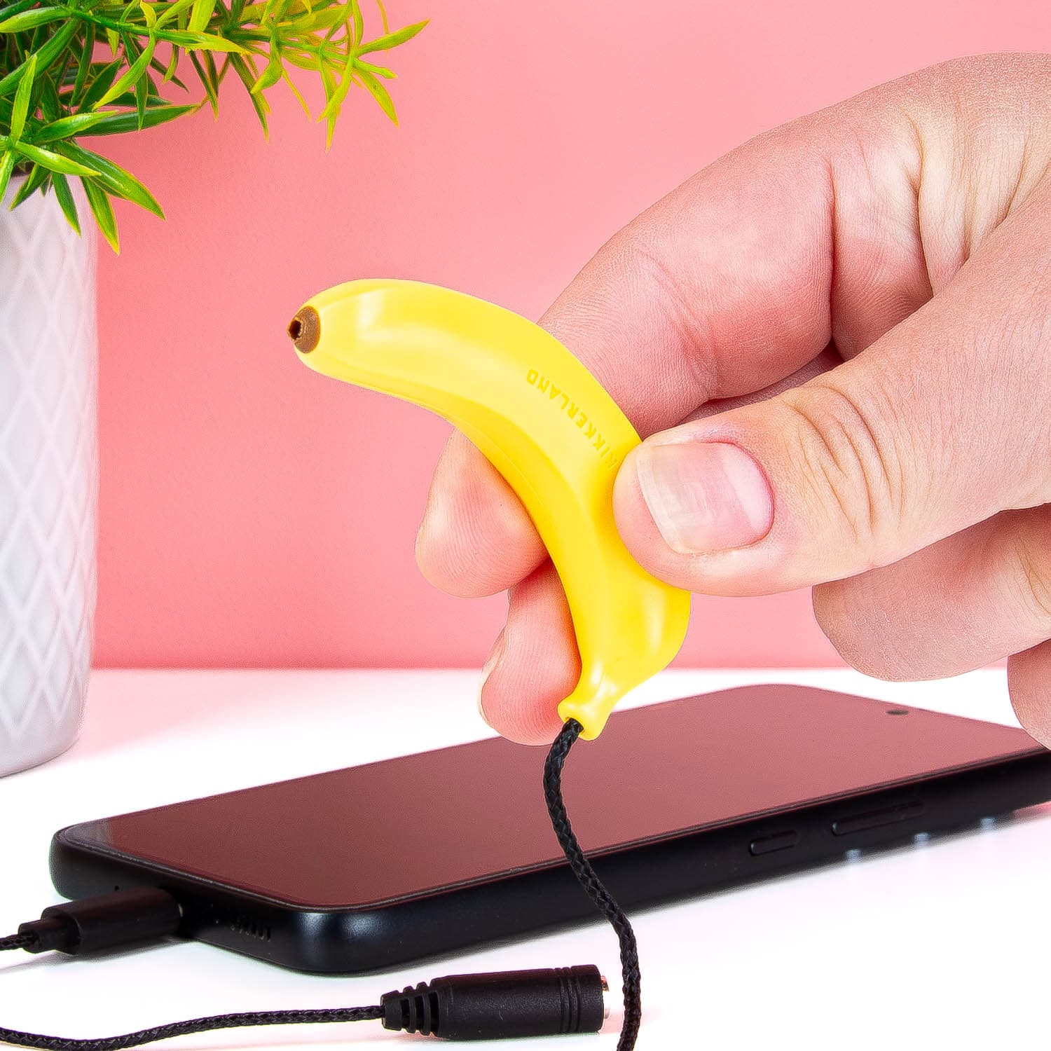 Mini bananenmicrofoon