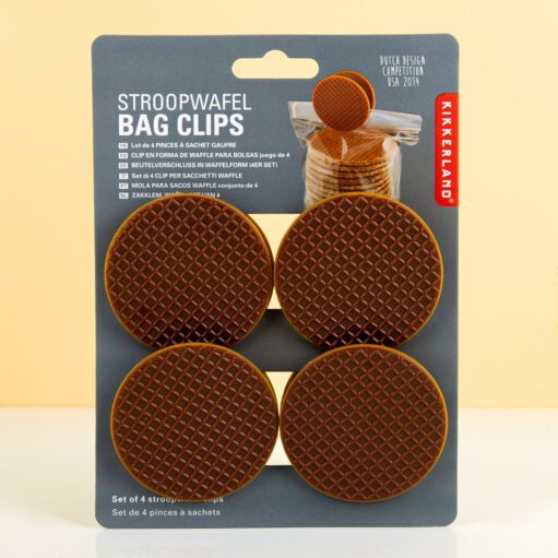 Stroopwafel-Taschenclip (4er-Set)