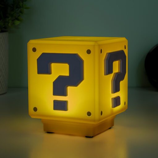 Super Mario Question Block Icon Lampe