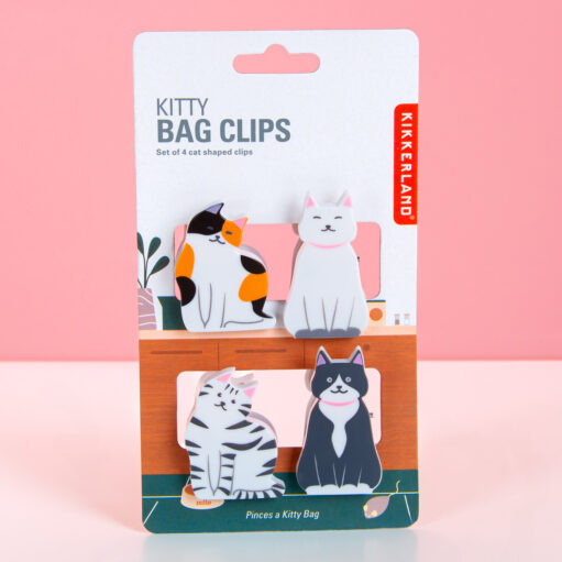 Katzen Bag Clips (Set von 4)